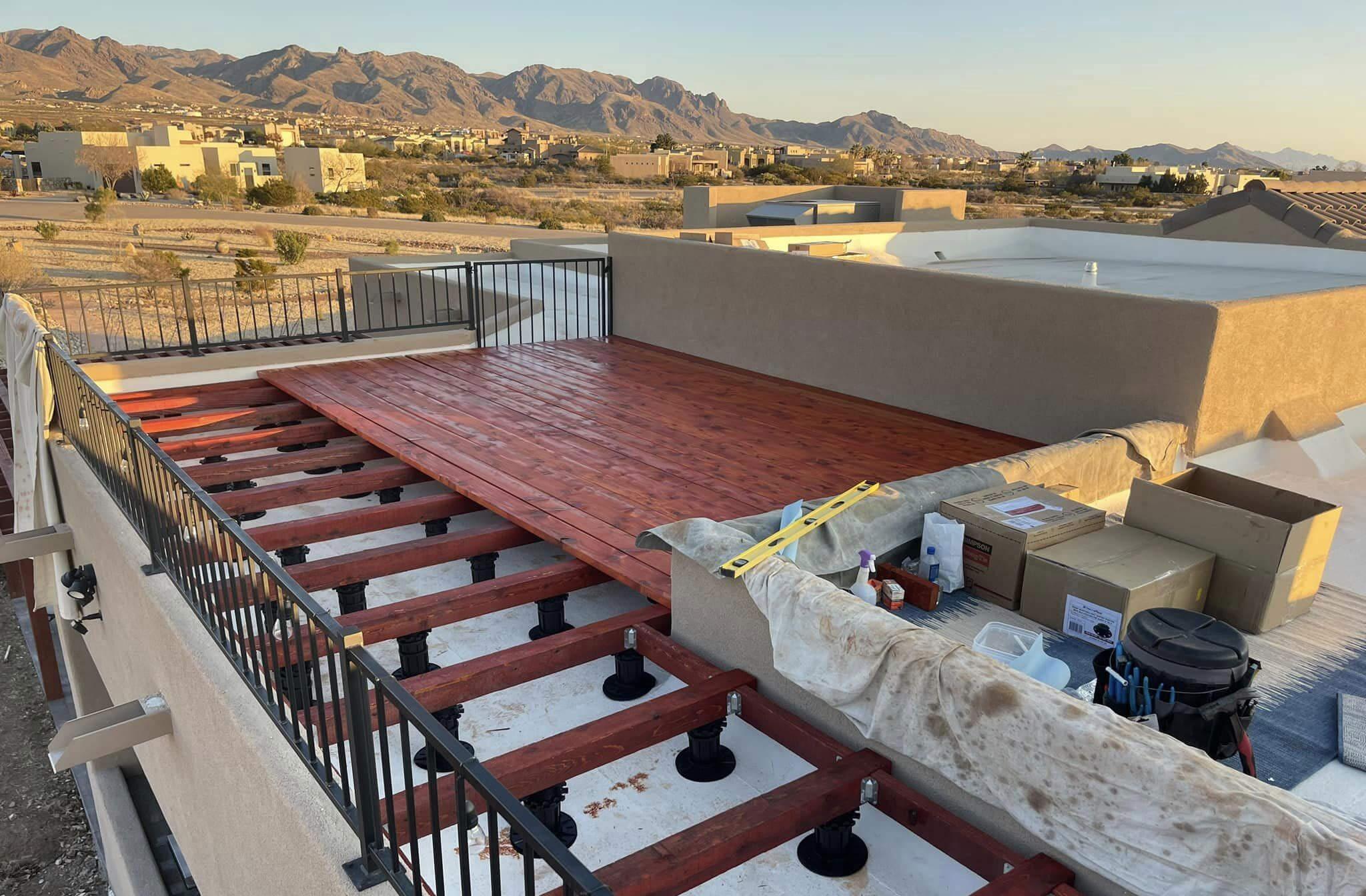 Deck Mounted on Stratarise Pedestals